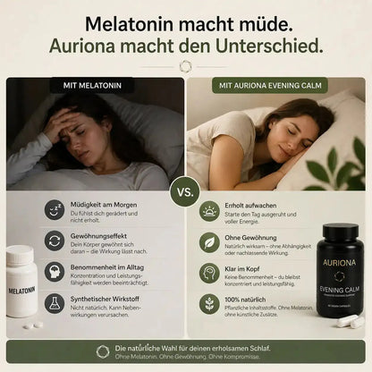 Stoppe Melatonin. Wach klar auf.